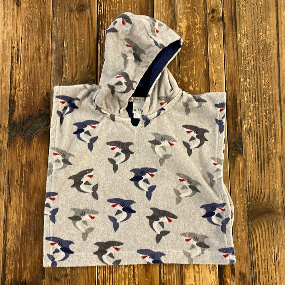Pottery Barn Kids baby shark swim cover, size 6-12 months.
